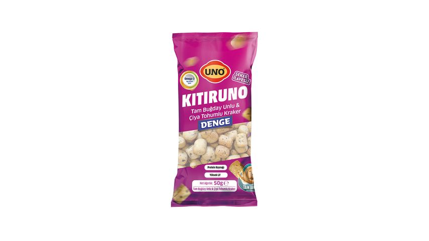 Uno Denge Tam Buğdaylı Çiya Tohumlu Kıtıruno 50 g