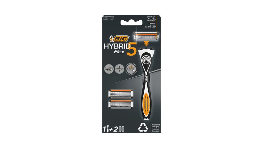 Bic Flex 5 Hybrid Erkek Tıraş Bıçağı 2 Başlıklı Tıraş Bıçağı