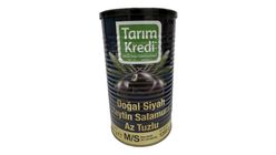 Tarım Kredi Salamura Az Tuzlu Siyah Zeytin M-S Boy 800 g