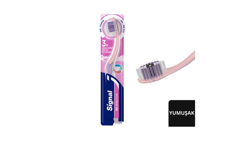 Signal 4D Sensitive Yumuşak Diş Fırçası
