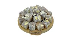 Antep Fıstıklı & Tozlu Çifte Kavrulmuş Kuş Lokumu 500 g