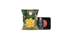 Chef Gourmet Beef Burger 240 g + Atakey Frozen Crispy French Fries 1 kg