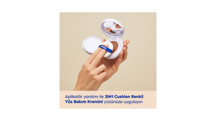 Nivea Cellular Expert Finish 3in1 Cushion Tinted Light Tone Face Care Cream 01 15 ml