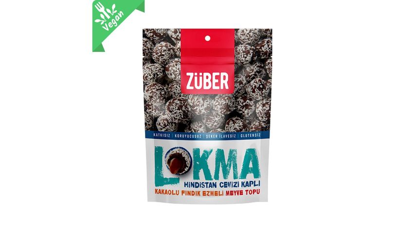 Züber Lokma Hindistan Cevizi Kaplı Meyve Topu 96 g