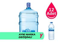 Erikli Damacana Su 19 L + Erikli Pet Şişe Su 12 x 500 ml
