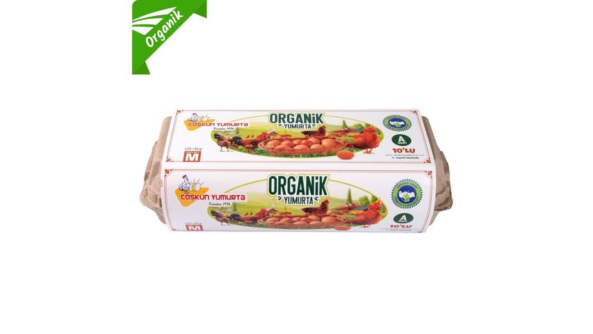 Coşkun Organik Yumurta M Boy 10'lu 53-63 g