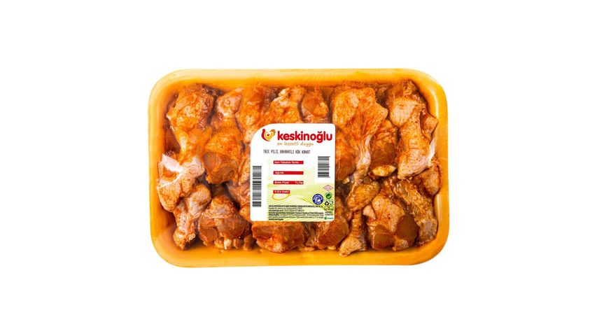 Keskinoğlu Tabaklı Baharatlı Piliç Kök Izgara Kanat 750 g