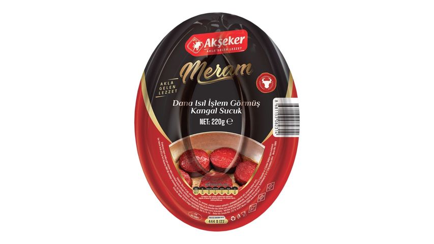 Akşeker Isıl İşlem Görmüş Dana Sucuk 220 g
