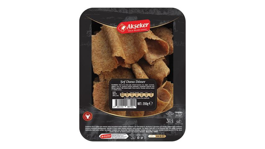 Akşeker Şef Dana Döner 200 g