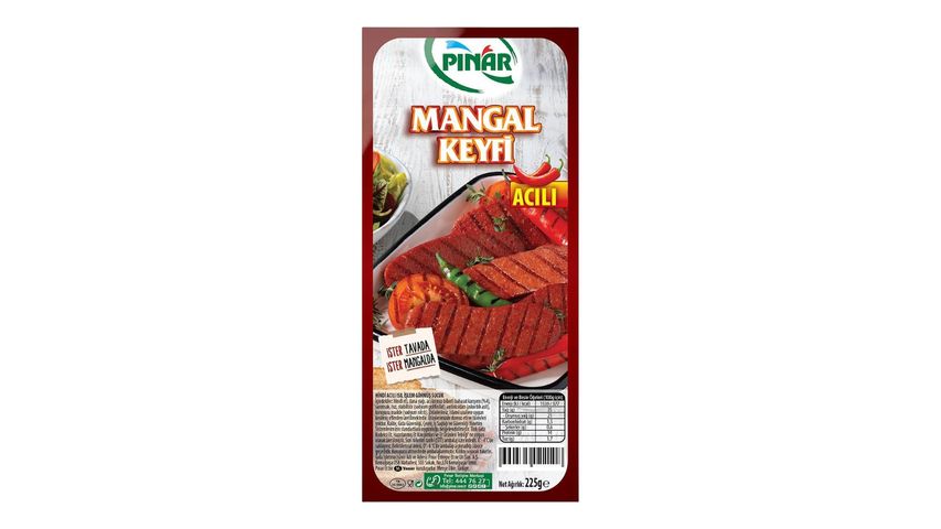 Pınar Barbecue Joy Spicy Turkey Sausage 225 g
