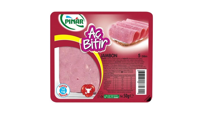 Pınar Open Finish Ham 50 g