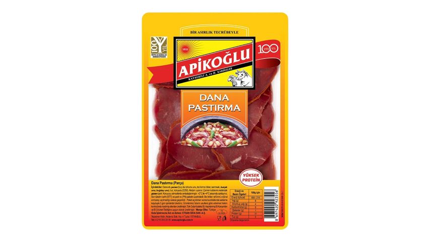 Apikoğlu Beef Piece Pastrami 80 g