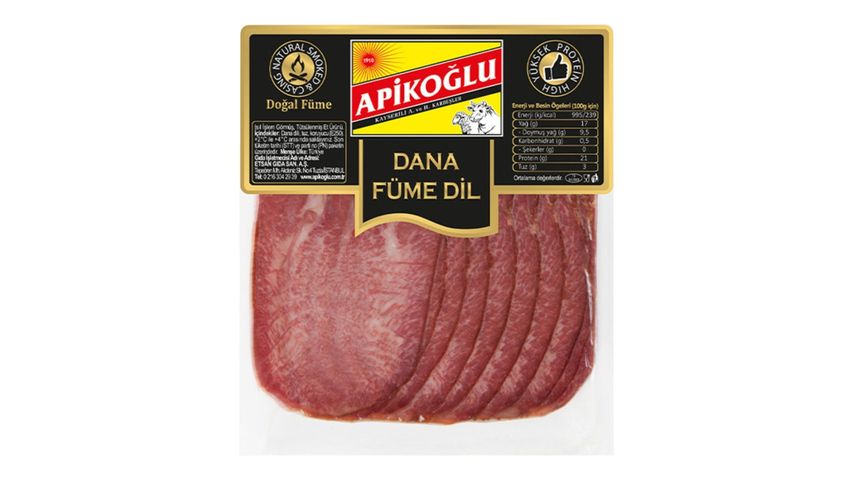 Apikoğlu Dana Füme Dil 70 g