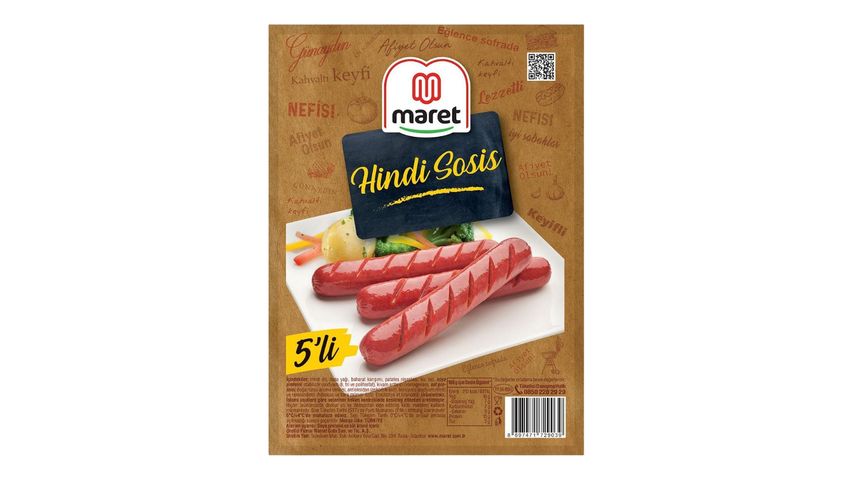 Maret Turkey Long Sausage 5-pack 210 g