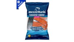 Mezzamarin Frozen Black Sea Salmon Fillet Sliced 500 g
