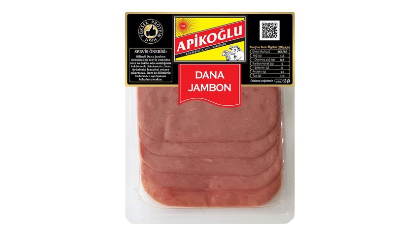 Apikoğlu Dilimli Dana Jambon 70 g