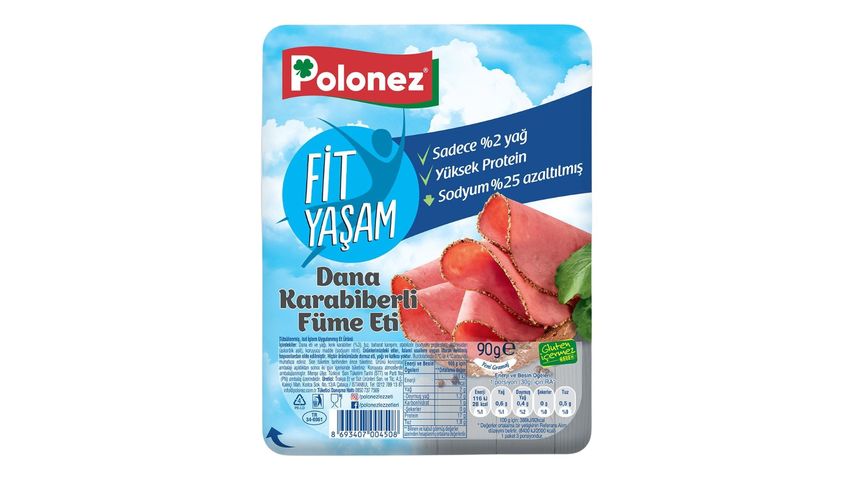 Polonez Dana Karabiberli Füme Et 90 g