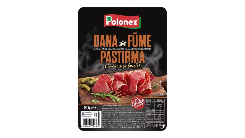 Polonez Füme Pastırma 80 g
