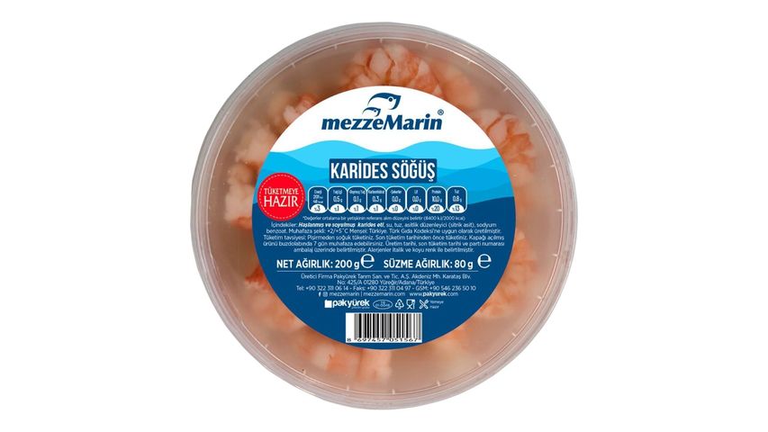 Mezzamarin Sliced Shrimp 200 g