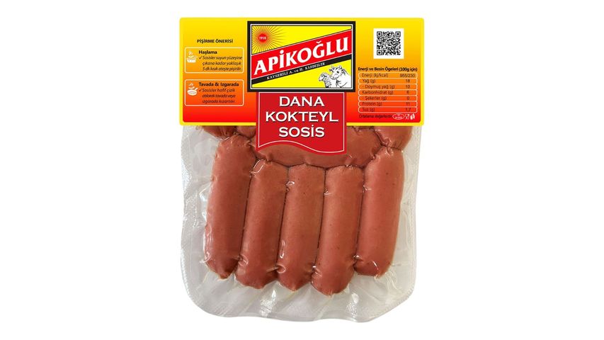 Apikoğlu Beef Cocktail Sausage 220 g