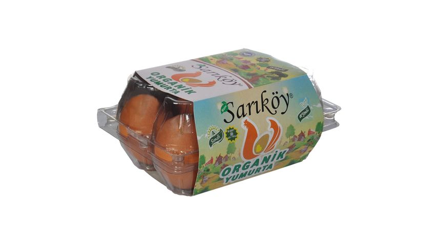 Bizimsarikoy Organic Chicken Eggs 6 pcs