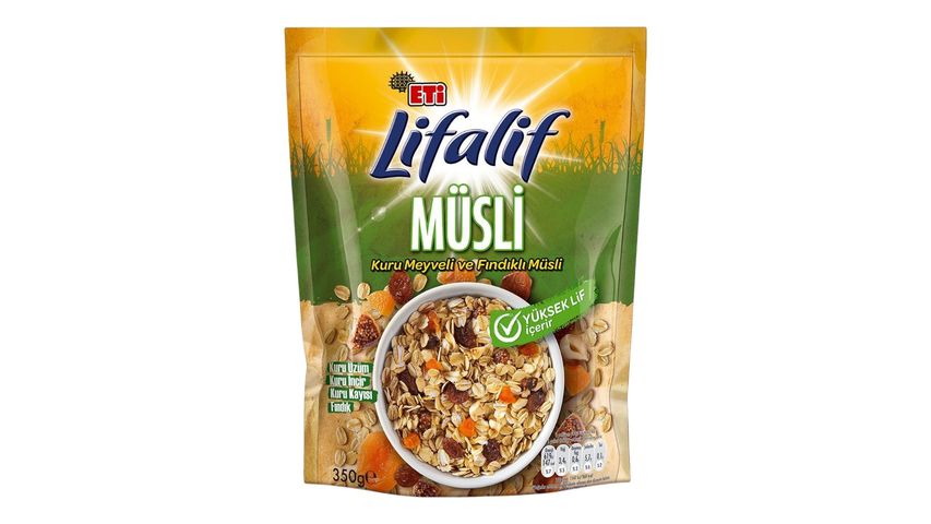 Eti Lifalif Kuru Meyveli ve Fındıklı Müsli 350 g