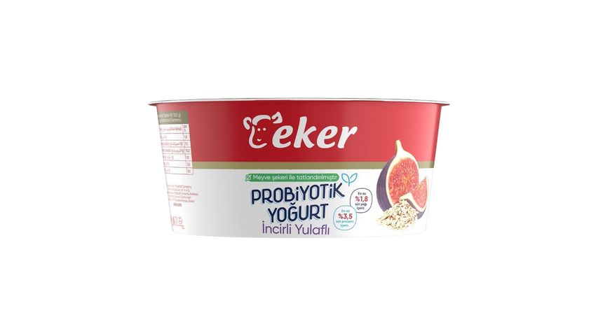 Eker İncir ve Yulaflı Probiyotik Yoğurt 125 g