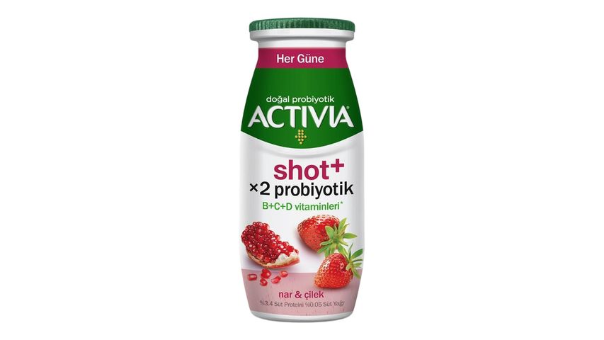 Activia Shot+ Pomegranate and Strawberry 80 ml