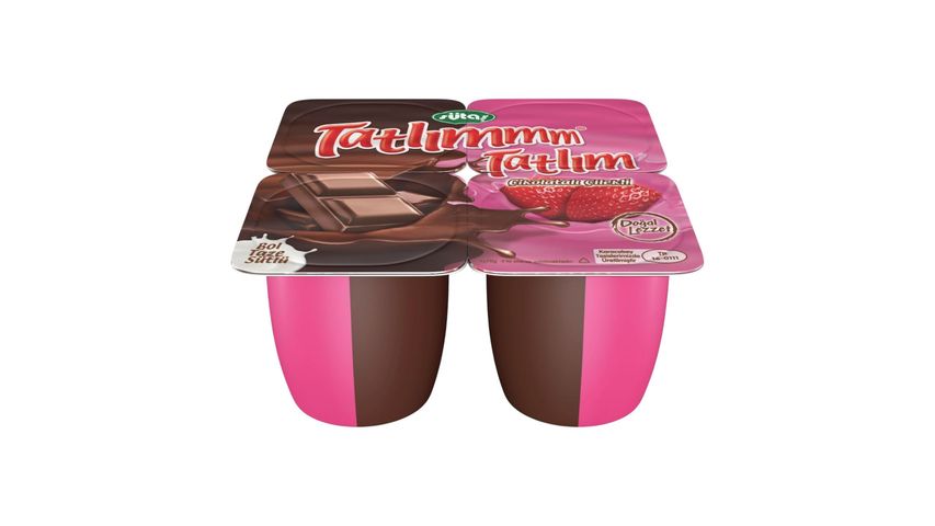 Sütaş Tatlımmm Çikolata Çilek Puding 4 x 65 g