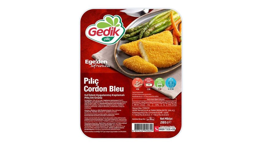 Gedik Piliç Cordon Bleu 285 g