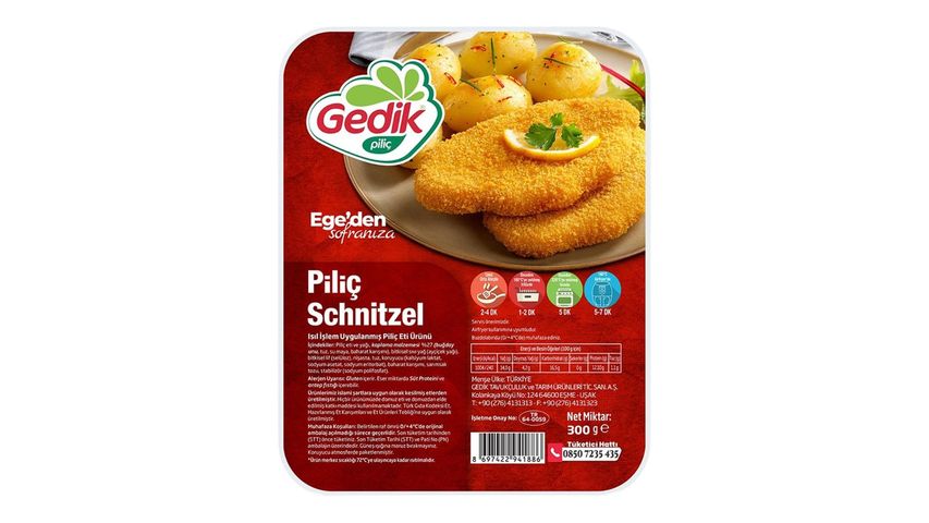 Gedik Piliç Şinitzel 300 g