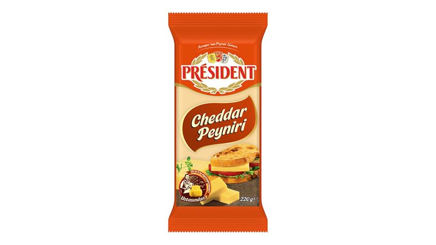 President Cheddar Cheese 220 g