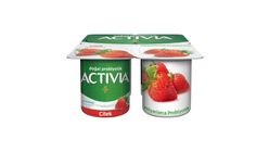 Activia Probiotic Strawberry Yogurt 4 x 100 g