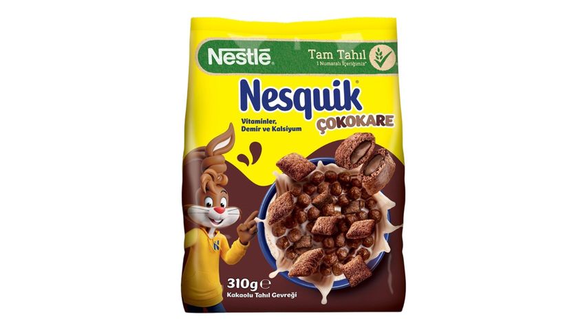 Nestlé Nesquik Çokokare Çikolatalı Mısır Gevreği 310 g