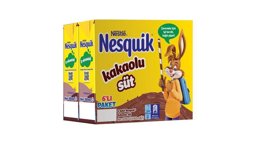 Nestlé Nestle Nesquik Cocoa Milk 6 x 180 ml