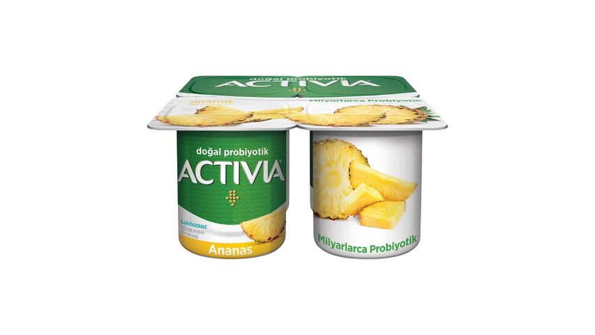 Activia Probiyotik Ananaslı Yoğurt 4 x 100 g