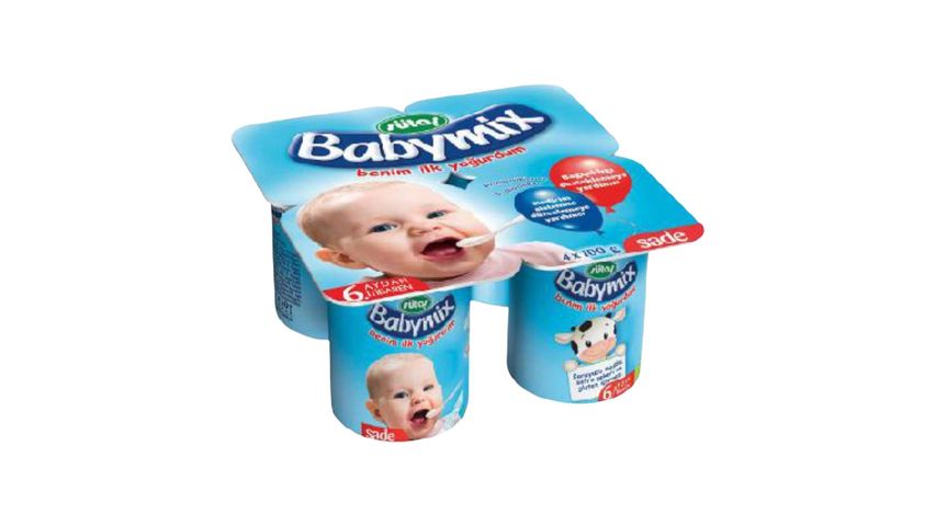 Sütaş Babymix Sade Yoğurt 4 x 100 g
