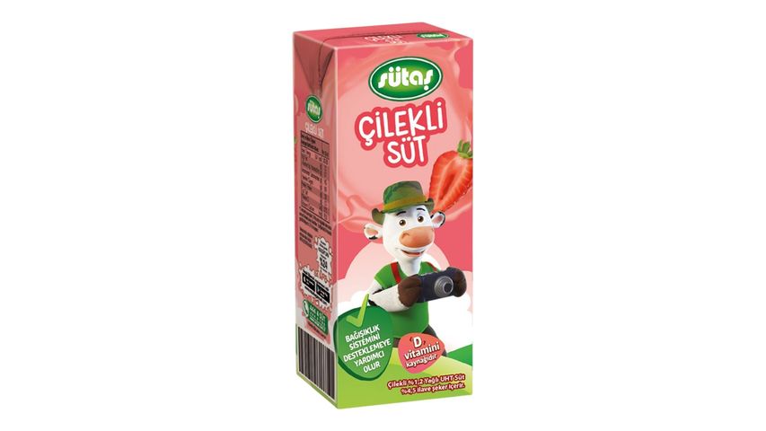 Sütaş Strawberry Milk with Vitamin D 200 ml