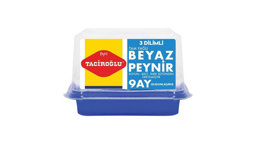 Taciroğlu Olgunlaştırılmış 3 Dilim Klasik Koyun Peyniri 450 g