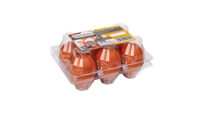 Bizimsarikoy Free-Range Chicken Eggs 53-62 g 6 pcs
