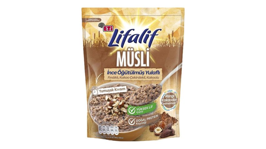 Eti Lifalif Cocoa Muesli with Finely Ground Hazelnuts 250 g