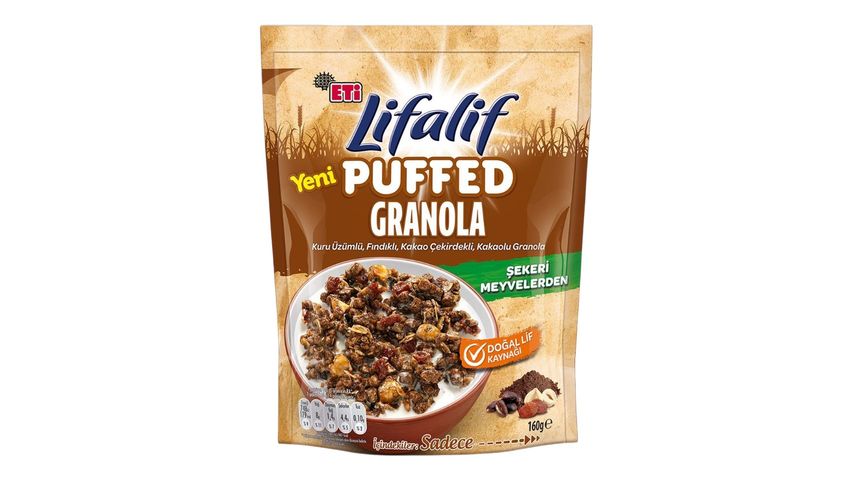 Eti Lifalif Puffed Cocoa Granola 160 g