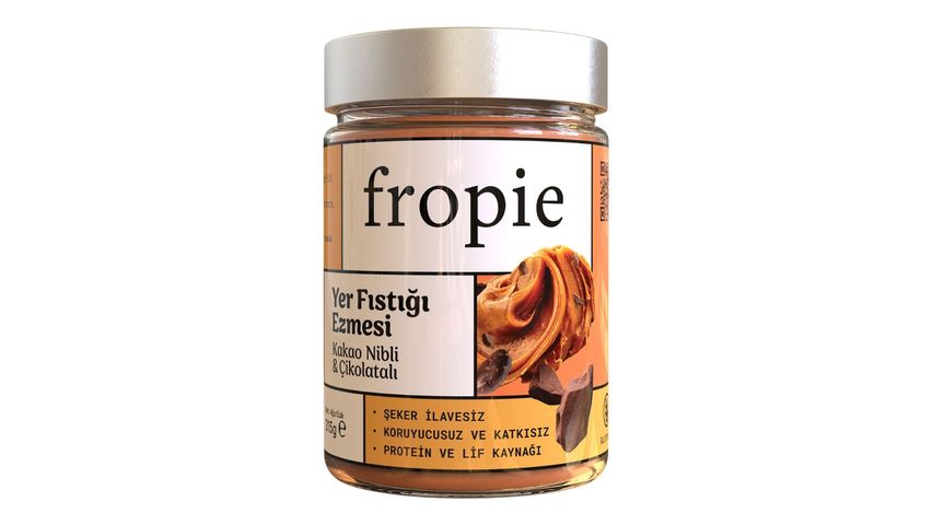 Fropie Yer Fıstığı Ezmesi Kakao Nibli ve Çikolatalı 315 g