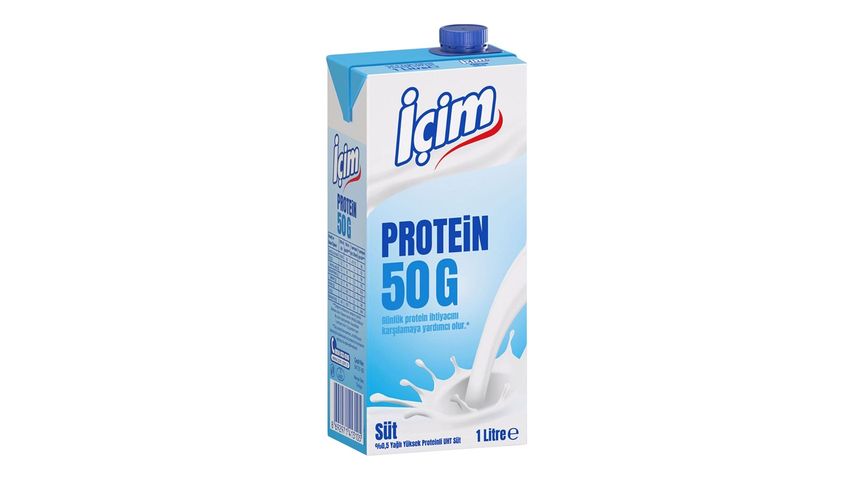 İçim Yüksek Proteinli Süt 1 L