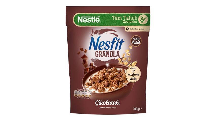 Nestlé Nesfit Çikolatalı Yulaflı Granola 300 g