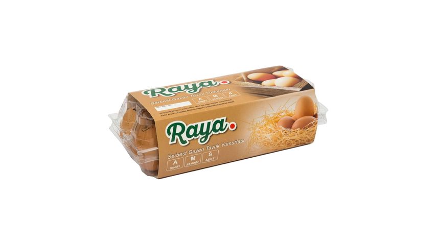 Raya Serbest Gezen Yumurta 8'li 53-62 g