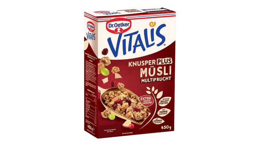 Dr. Oetker Vitalis Multi Fruity Crispy Muesli 450 g