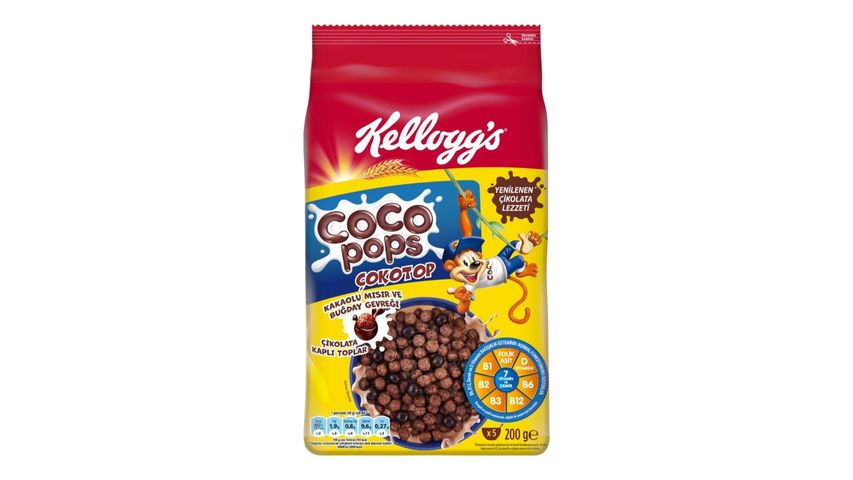 Kellogg's Coco Pops Chocolate Wheat and Corn Flakes 200 g