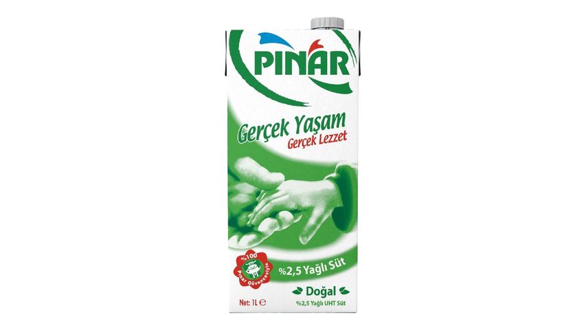 Pınar %2.5 Yağlı Süt 1 L