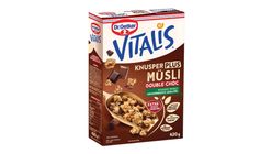 Dr. Oetker Vitalis Milk Dark Chocolate Crunchy Muesli 420 g